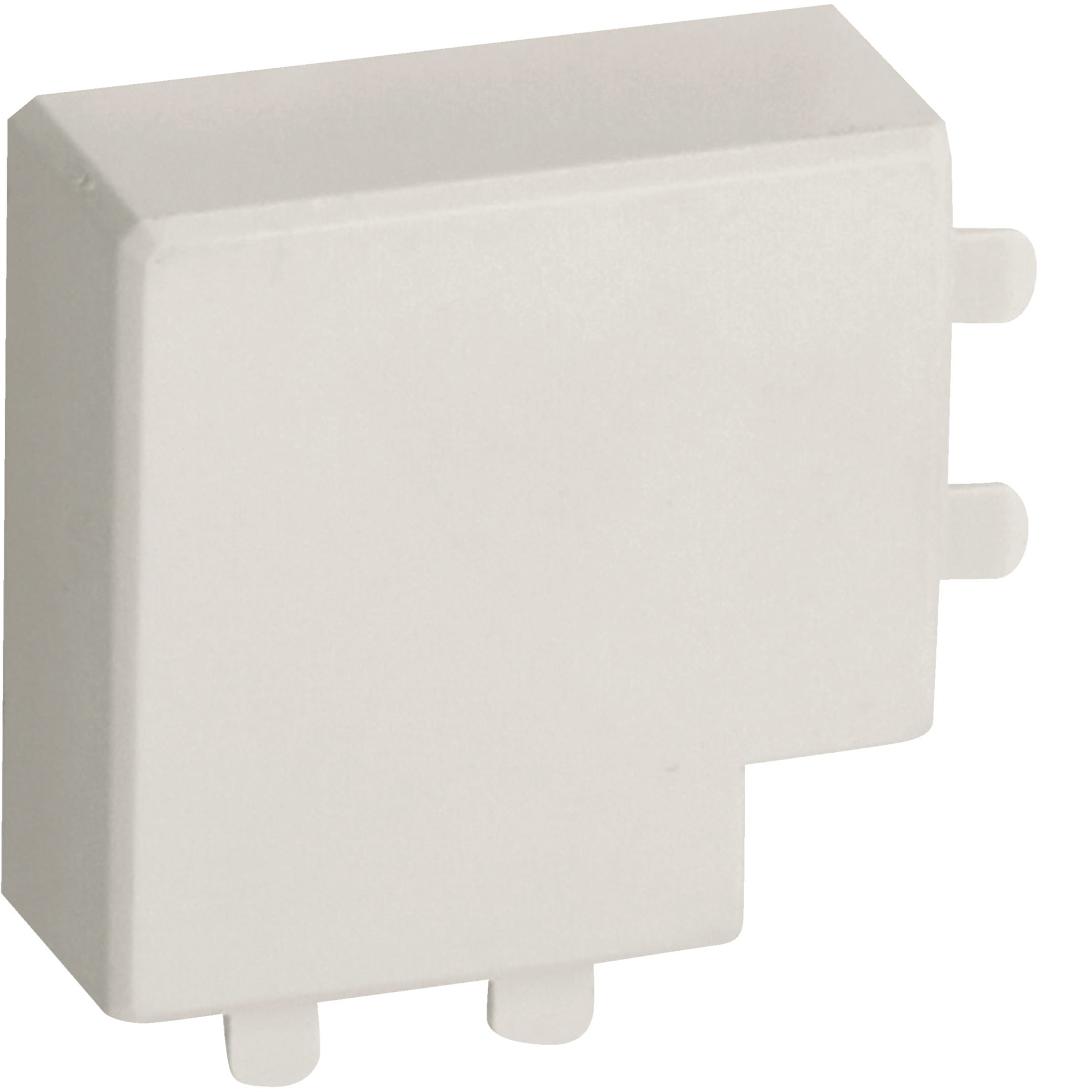 HAGER BOCCHIOTTI - Angolo piano per minicanali TMC / TMU bianco APM 22x10 W