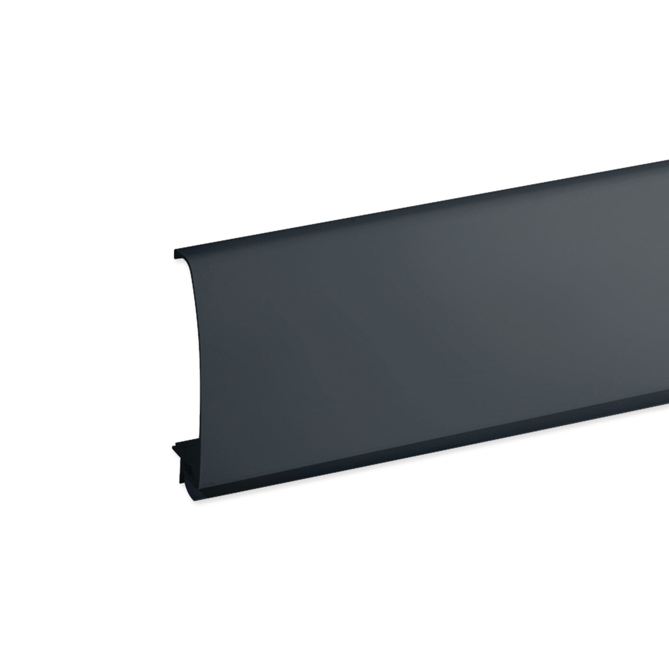 HAGER BOCCHIOTTI - Coperchio per canale battiscopa TBN nero ardesia CBN A