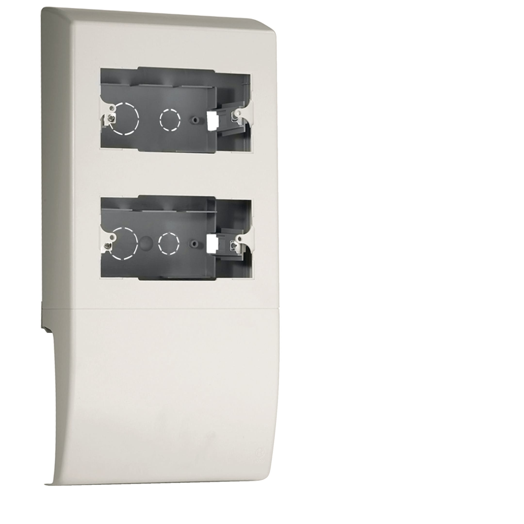 HAGER BOCCHIOTTI - Scatola porta apparecchi universale 8 moduli linea TBA-Art bianco SBA8 W