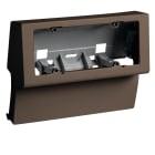 HAGER BOCCHIOTTI - Scatola porta apparecchi universale 6 moduli linea TBN marrone SBNI 6 B