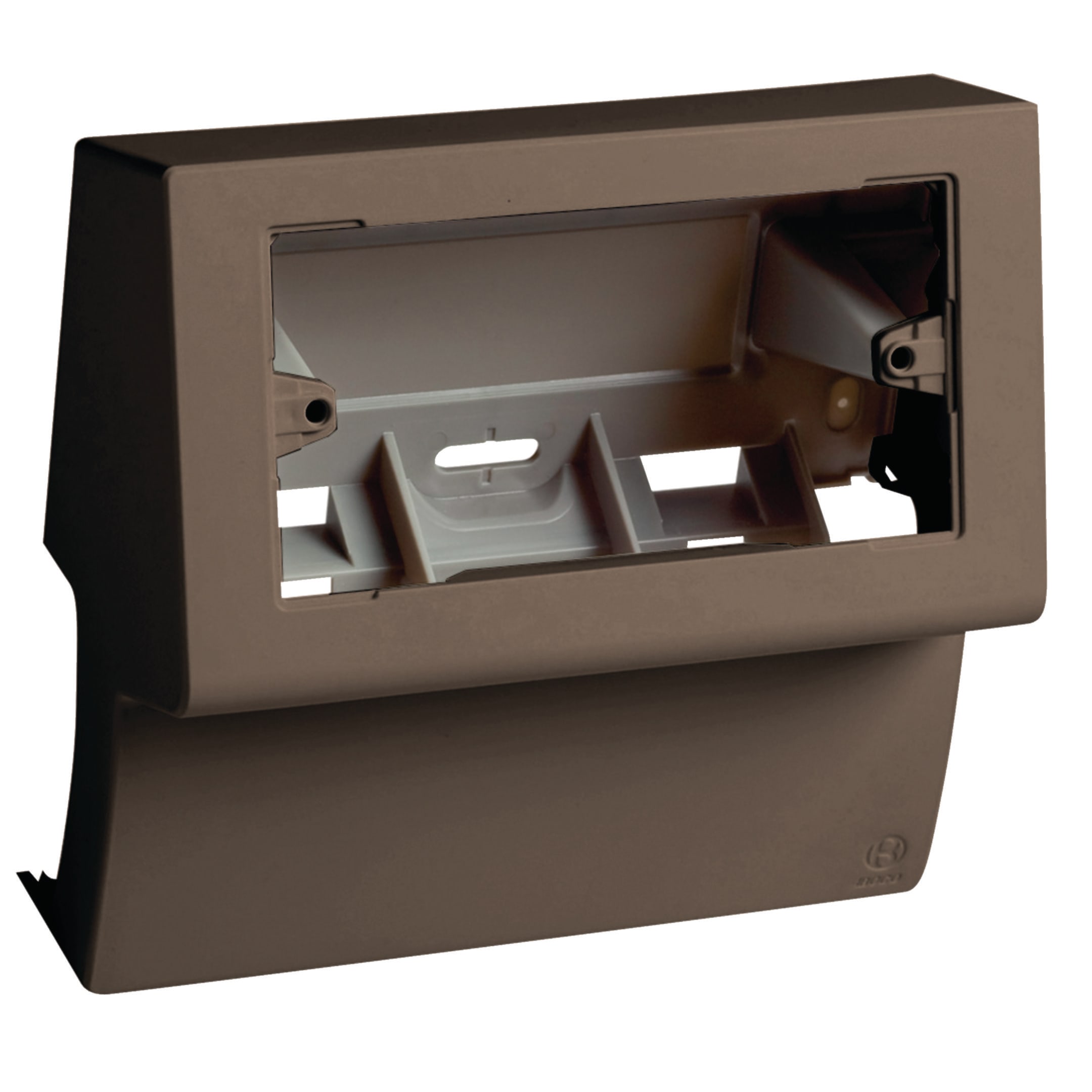 HAGER BOCCHIOTTI - Scatola porta apparecchi universale 4-3 moduli linea TCN marrone SCNI 4-3 B
