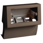HAGER BOCCHIOTTI - Scatola porta apparecchi universale 4-3 moduli linea TCN marrone SCNI 4-3 B