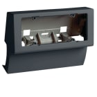 HAGER BOCCHIOTTI - Scatola porta apparecchi universale 6 moduli linea TCN nero ardesia SCNI 6 A
