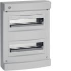 HAGER BOCCHIOTTI - Centralino 24 moduli senza portella Pablo IP40 Standard grigio IP40 STD 24 GRI