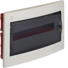 HAGER BOCCHIOTTI - IP40 INC 18 W0 Centralino 18 moduli portella fumè Pablo IP40 Incasso BIANCO