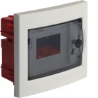 HAGER BOCCHIOTTI - Centralino 6 moduli con portella fumè Pablo IP40 Incasso bianco IP40 INC 06 W