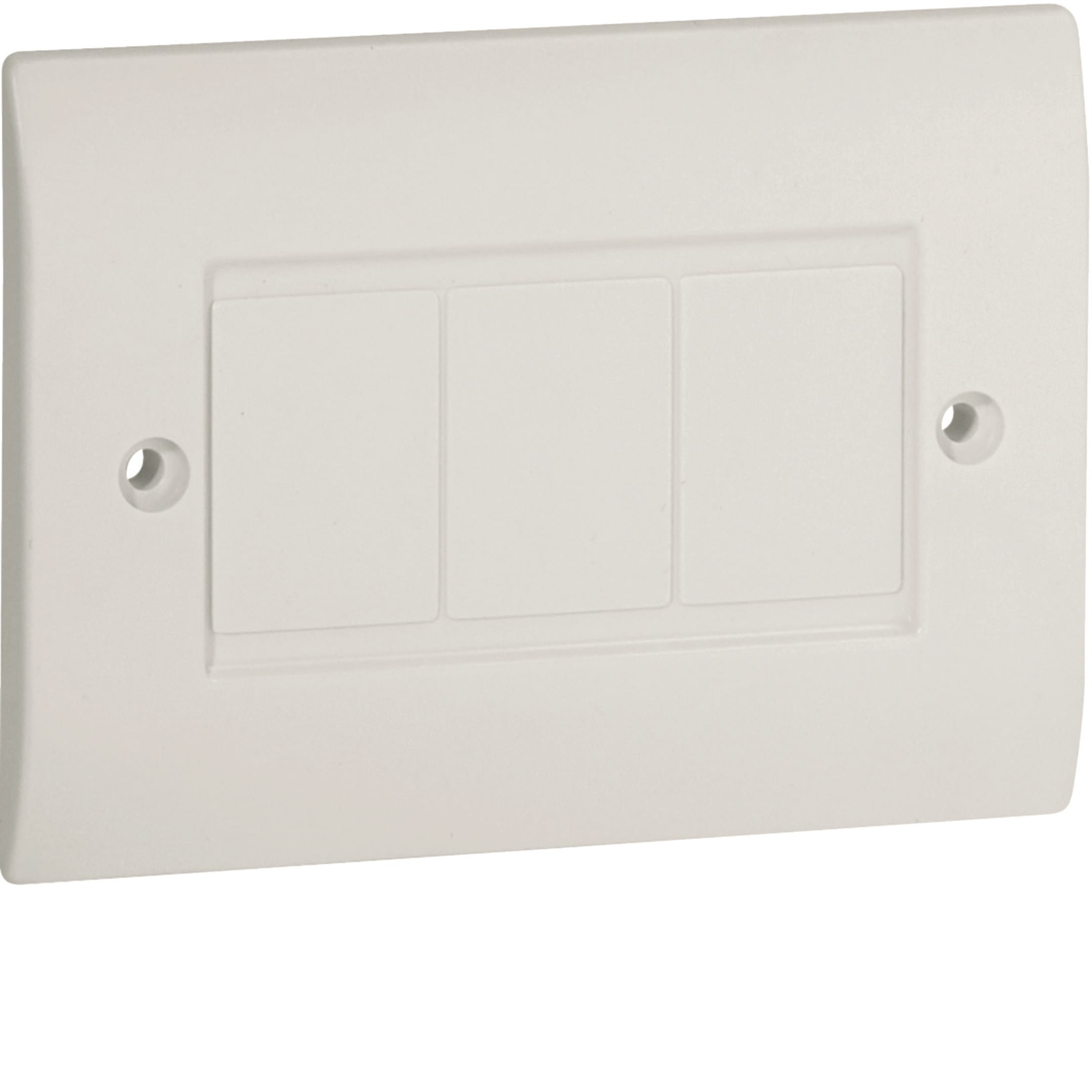 HAGER BOCCHIOTTI - Placca cieca per scatole canali TBA-TBN-TCN bianco PC 83 W