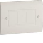 HAGER BOCCHIOTTI - Placca cieca per scatole canali TBA-TBN-TCN bianco PC 83 W