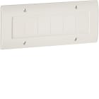 HAGER BOCCHIOTTI - Placca cieca 6 moduli per scatole canali TBA-TBN-TCN bianco PCN6 W