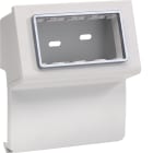 HAGER BOCCHIOTTI - SBN 4 AP W Scatola porta apparecchi Pepita per canale battiscopa TBN BIANCO