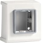 HAGER BOCCHIOTTI - SRCN 2 AP W Scatola porta apparecchi Pepita per canale cornice TCN BIANCO
