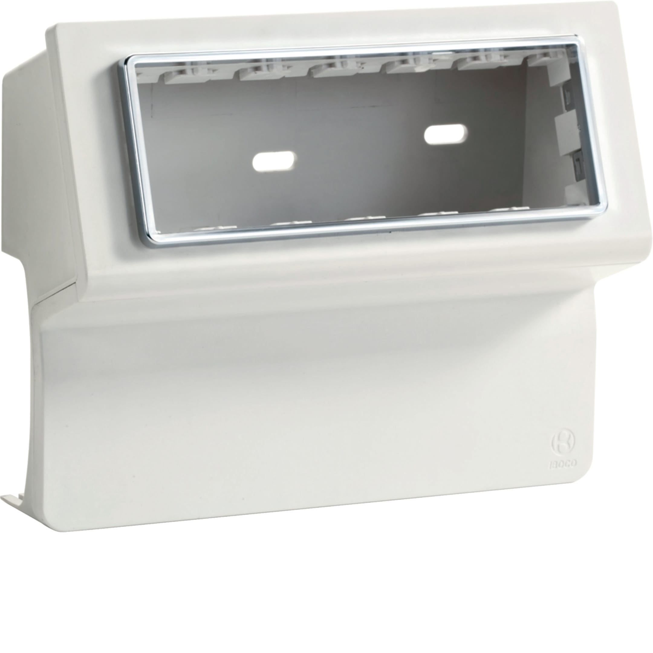 HAGER BOCCHIOTTI - SCN 6 AP W Scatola porta apparecchi Pepita per canale cornice TCN BIANCO