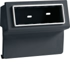 HAGER BOCCHIOTTI - Scatola porta apparecchi Pepita 6 moduli linea TBN nero ardesia SBN 6 AP A