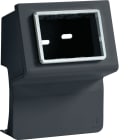 HAGER BOCCHIOTTI - Scatola porta apparecchi Pepita 3 moduli linea TCN nero ardesia SCN 3 AP A