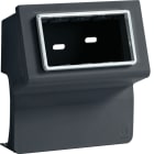 HAGER BOCCHIOTTI - SCN 4 AP A Scatola porta apparecchi Pepita per canale cornice TCN NERO ARDESIA