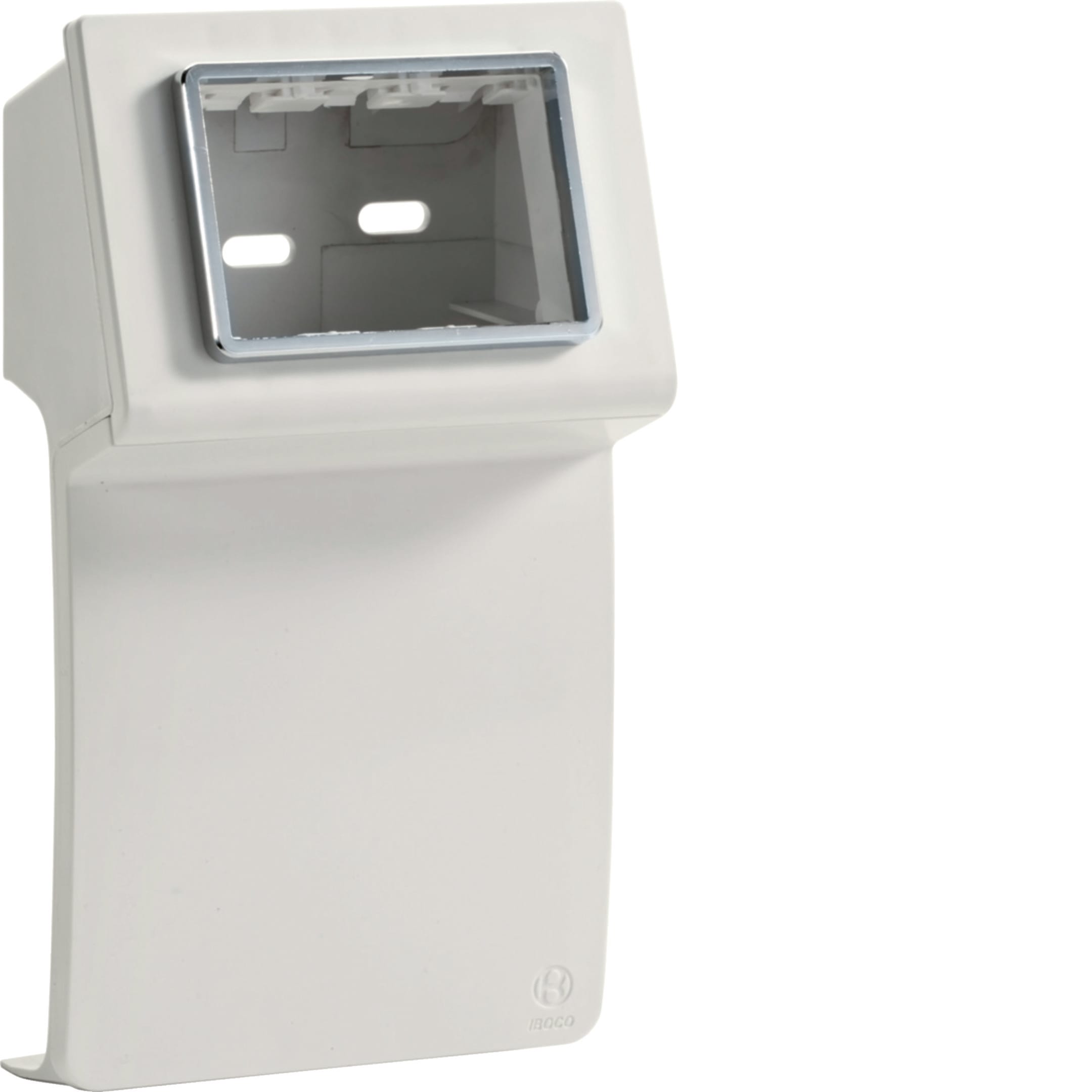 HAGER BOCCHIOTTI - Scatola porta apparecchi Pepita 3 moduli linea TBA-Art bianco SBA 3 AP W