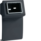 HAGER BOCCHIOTTI - Scatola porta apparecchi Pepita 3 moduli linea TBA-Art nero ardesia SBA 3 AP A