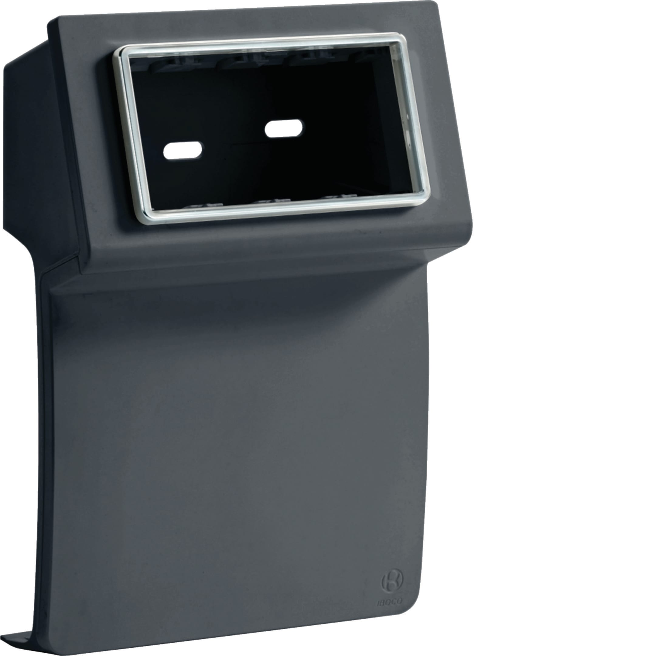 HAGER BOCCHIOTTI - SBA 4 AP A Scatola porta apparecchi Pepita 4 moduli linea TBA-Art NERO ARDESIA