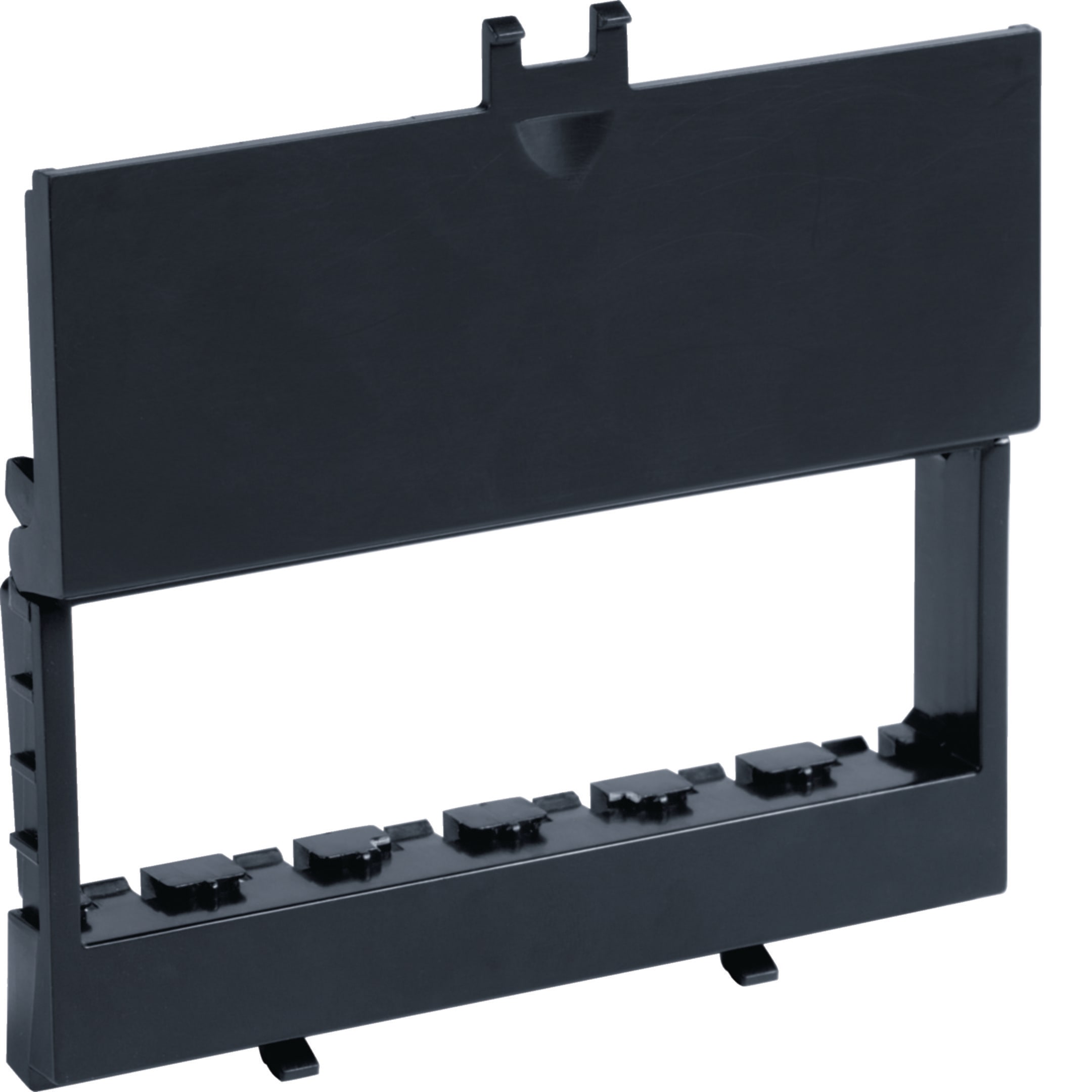 HAGER BOCCHIOTTI - Telaio autoportante 6 moduli Pepita per linea NEST nero ardesia TELAIO 6 AP NEST