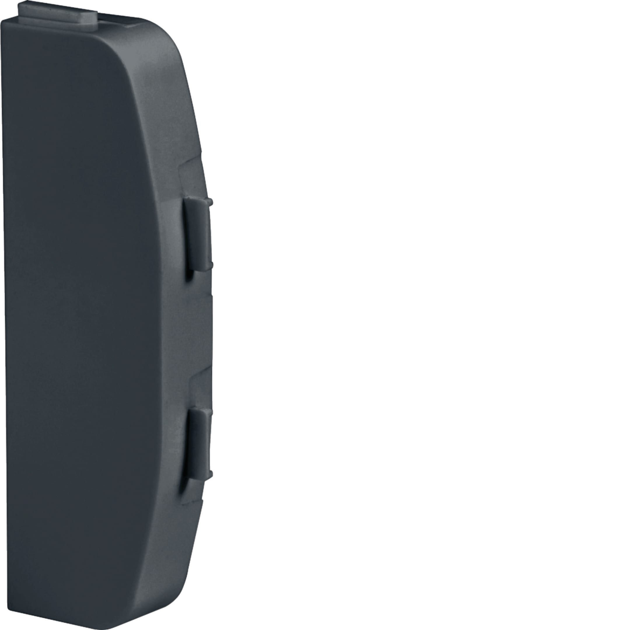 HAGER BOCCHIOTTI - TPT SCN AP A Tappo terminale per canale cornice TCN NERO ARDESIA