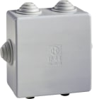 HAGER BOCCHIOTTI - Cassetta di derivazione IP44 grigia 80x80x40 con passatubi IP44 03 GRI