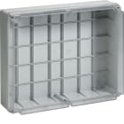 HAGER BOCCHIOTTI - IP56 08 TRASP VM Cassetta di derivazione cop trasparente viti metalliche GRIGIO