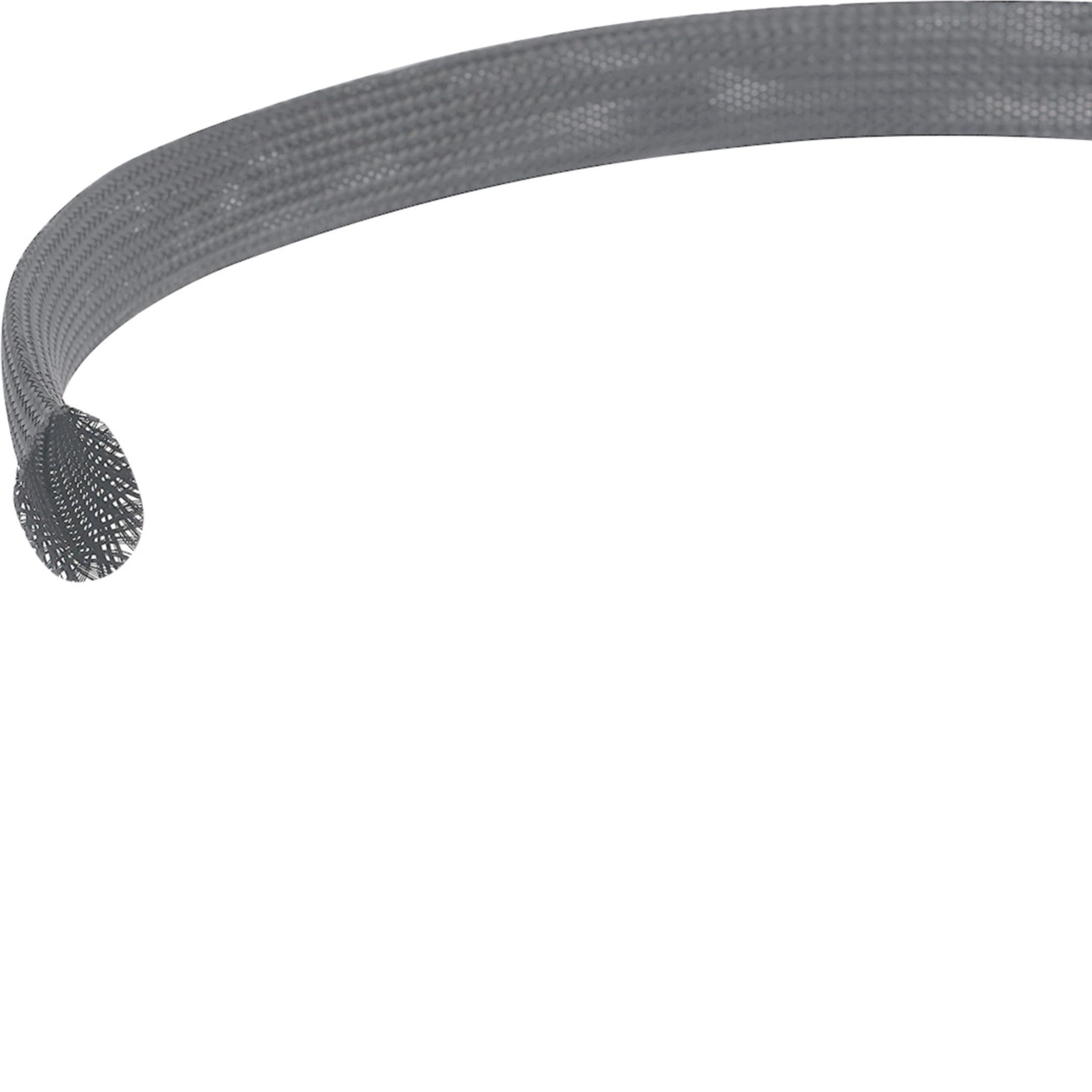 HAGER BOCCHIOTTI - Guaina trecciata autioestinguente diametro 20mm UL94 V2 grigio TY 20 G