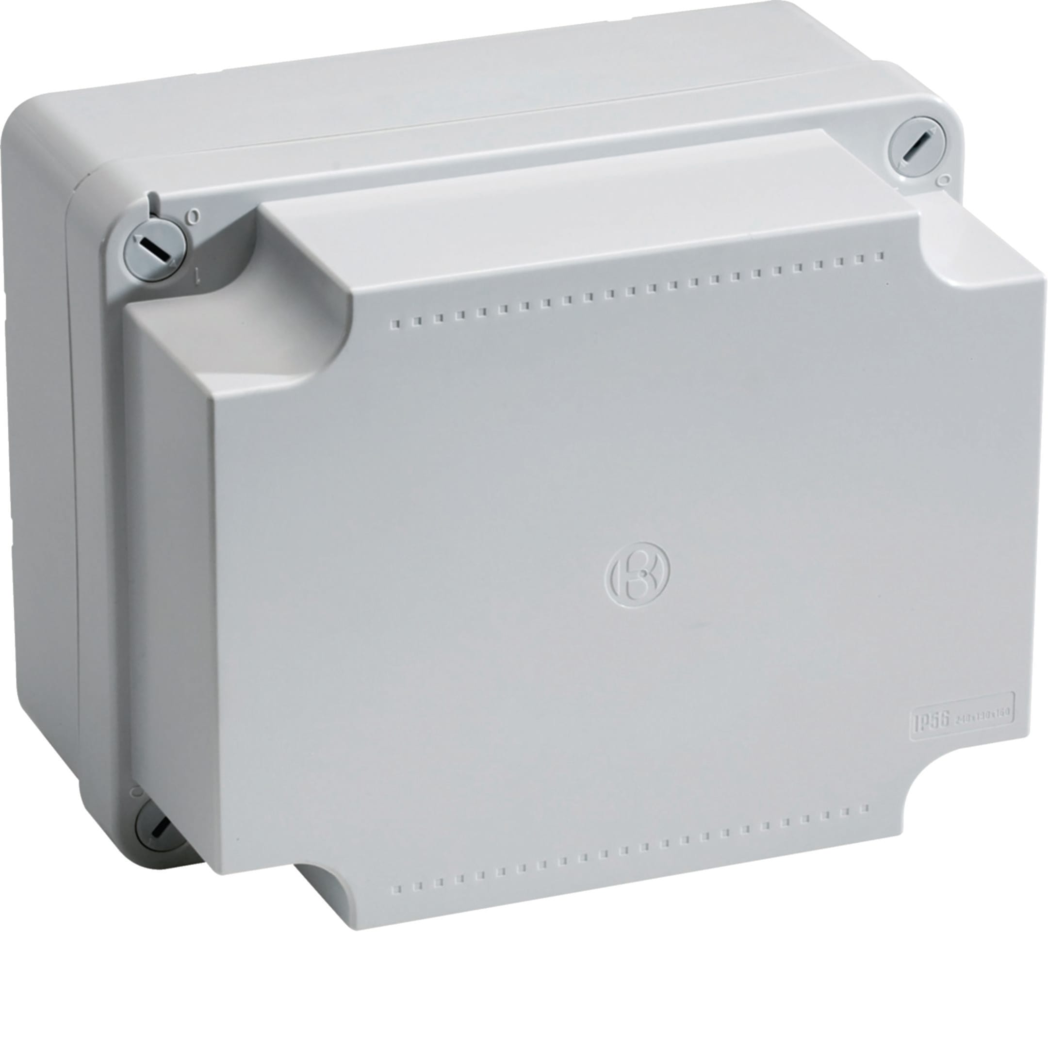 HAGER BOCCHIOTTI - IP56 05 CA GRI Cassetta di derivazione coperchio alto viti 1/4 di giro GRIGIO