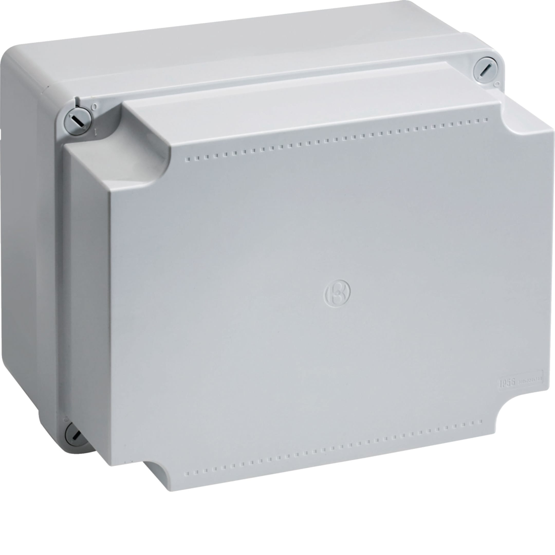 HAGER BOCCHIOTTI - Cassetta di derivazione coperchio alto 300x220x180 1/4 di giro IP56 06 CA GRI