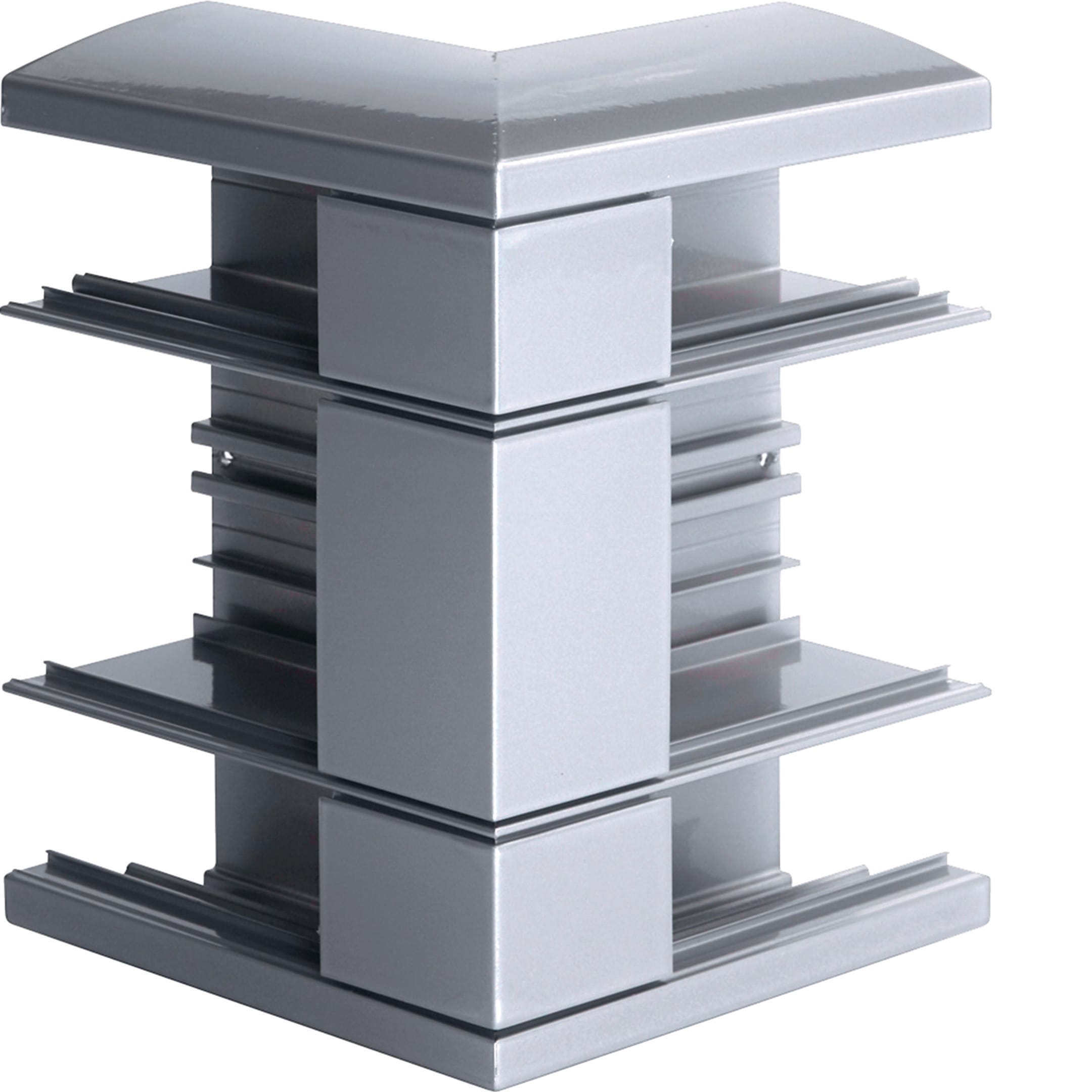 HAGER BOCCHIOTTI - AE-ALU 200x60 AO Angolo esterno per canale ALU-B ALLUMINIO OPACO