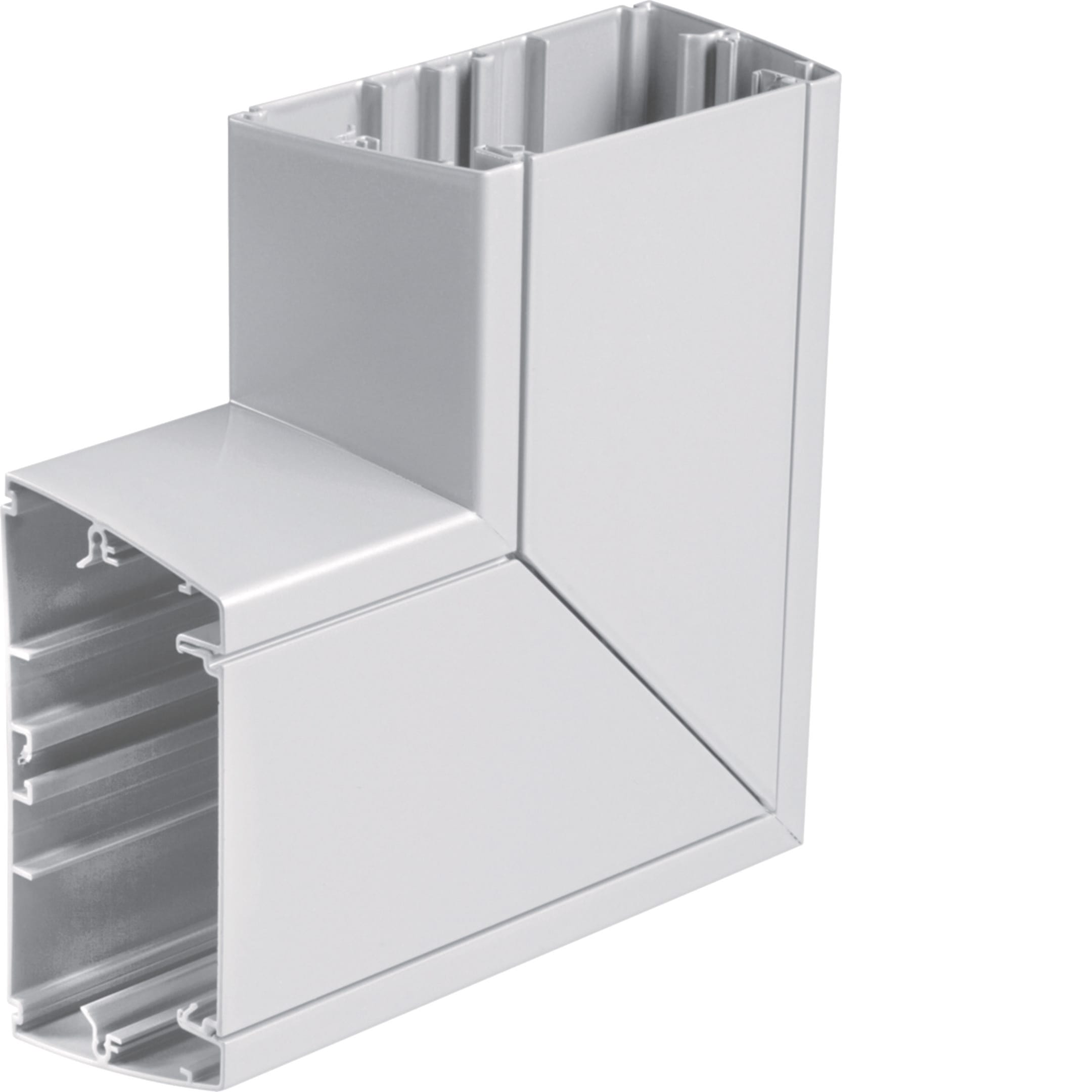 HAGER BOCCHIOTTI - AP-ALU 200x60 WE Angolo piano per canale ALU-B BIANCO EVEREST