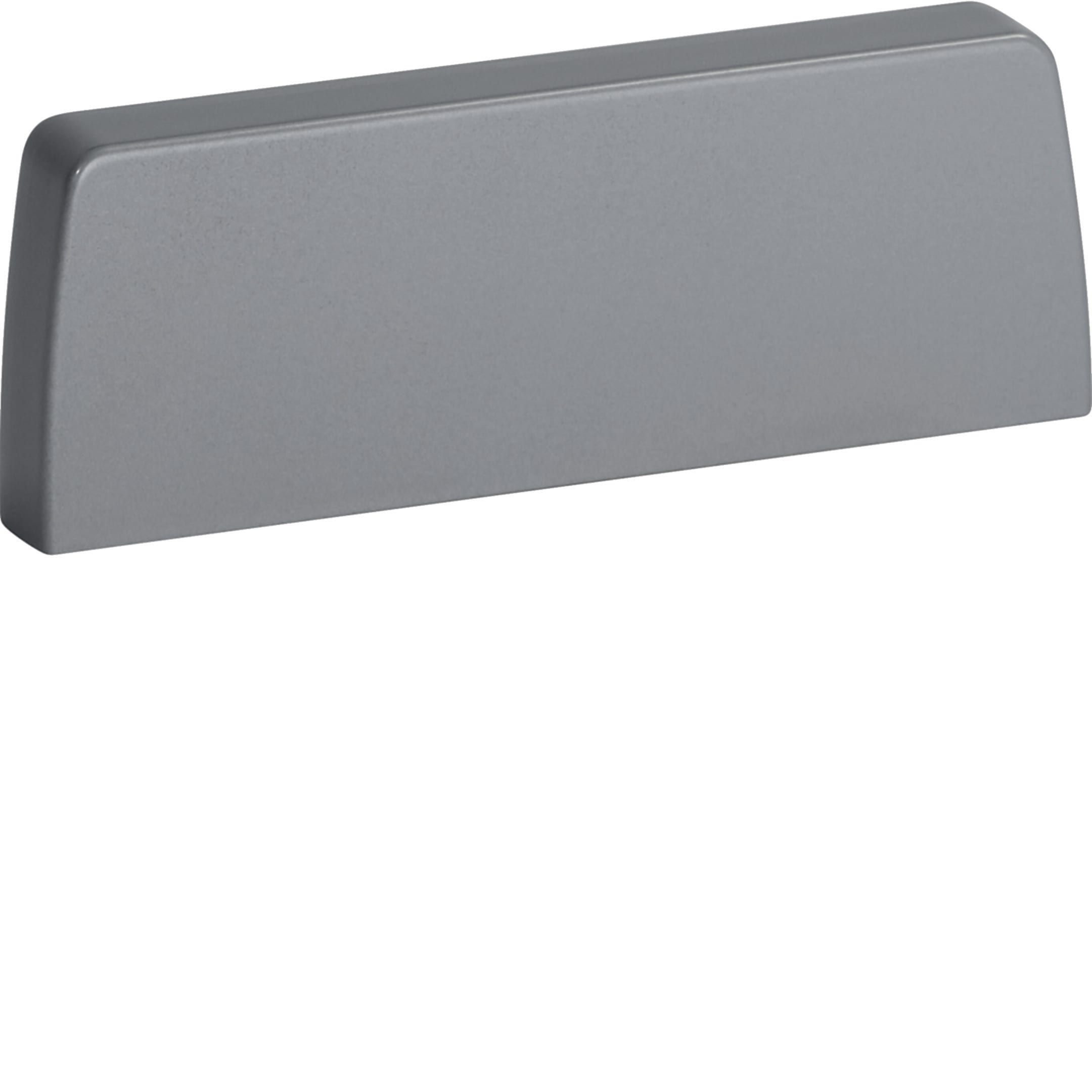 HAGER BOCCHIOTTI - L-ALU 120x40 AO Terminale per canale ALU-B ALLUMINIO OPACO