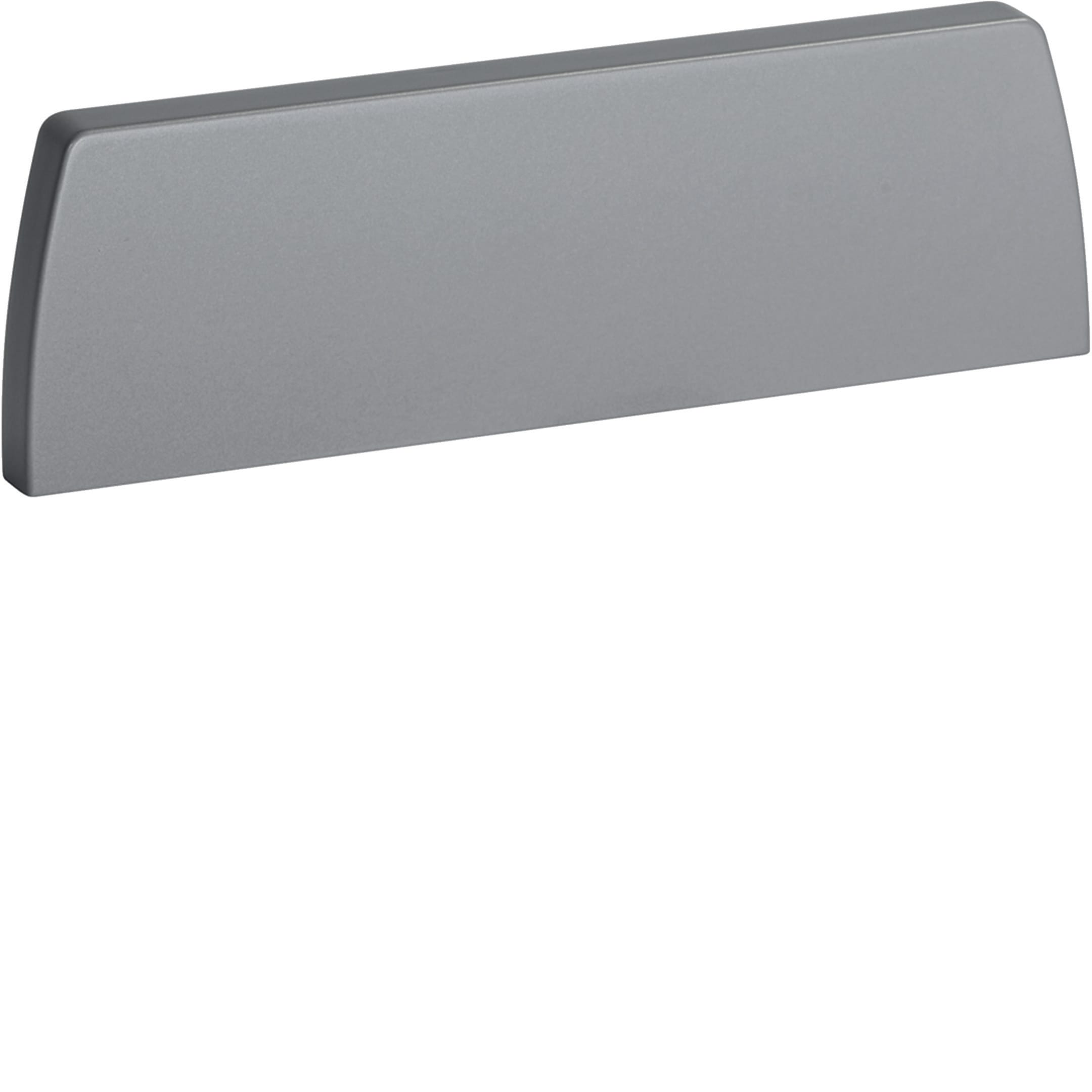 HAGER BOCCHIOTTI - Terminale per canale ALU-B alluminio opaco L-ALU 200x60 AO