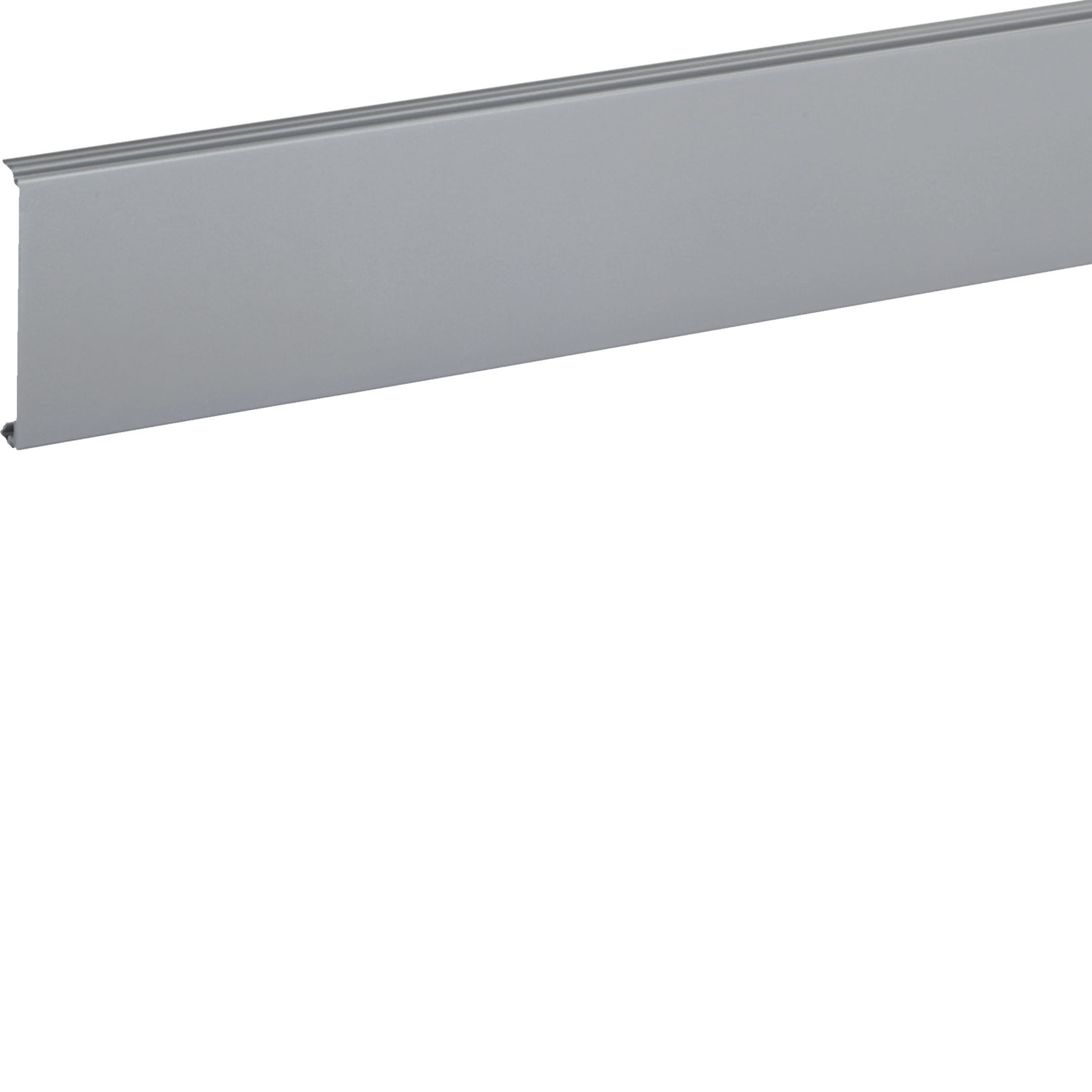 HAGER BOCCHIOTTI - Coperchio 80mm per canale ALU-B alluminio opaco COV-ALU 80 AO