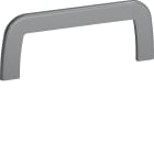 HAGER BOCCHIOTTI - Raccordo muro per canale ALU-B alluminio opaco RM-ALU 120x40 AO