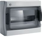 HAGER BOCCHIOTTI - IP65 12 GRI Centralino IP65 12 moduli portella fumè linea Pablo GRIGIO