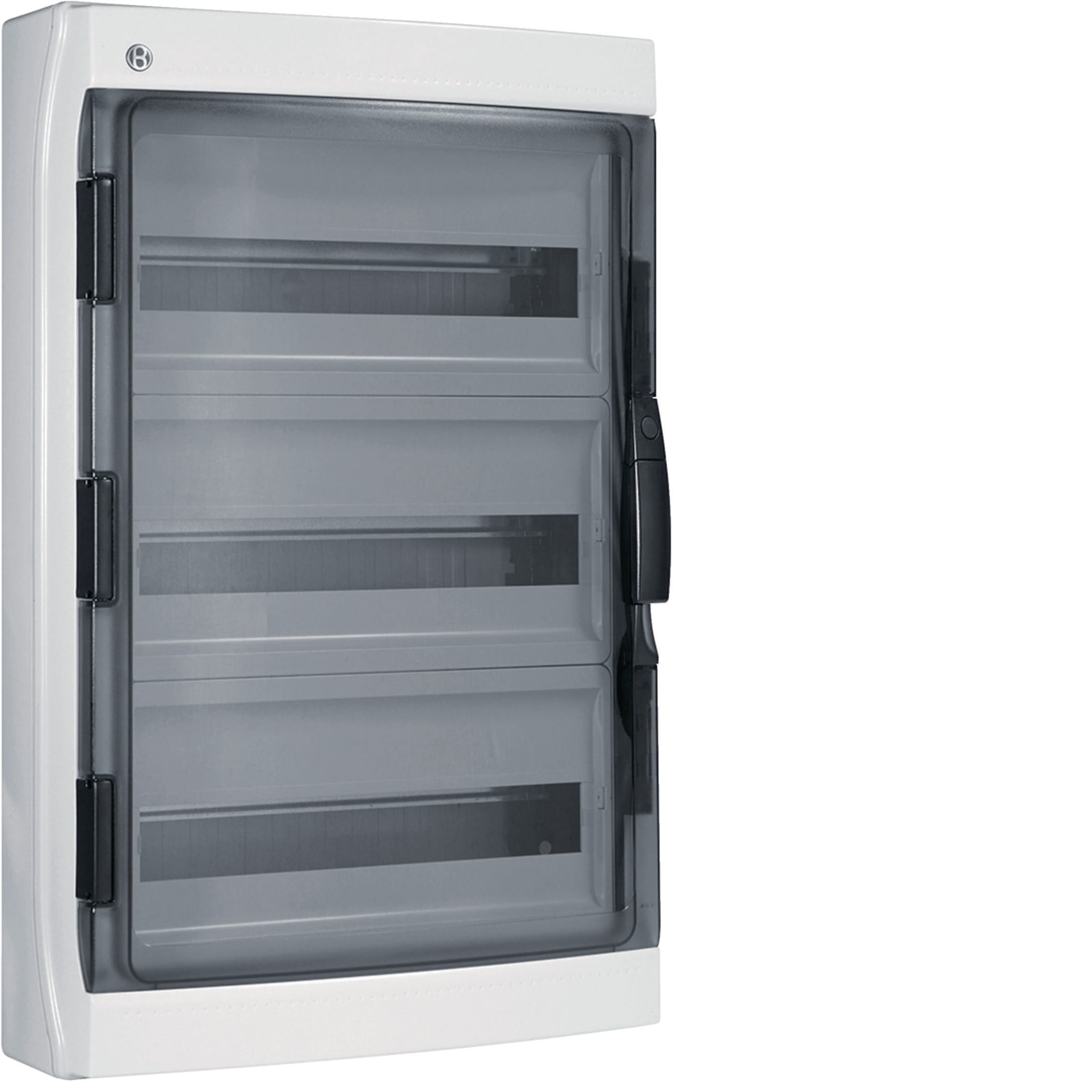 HAGER BOCCHIOTTI - IP65 54 GRI Centralino IP65 54 moduli portella fumè linea Pablo GRIGIO