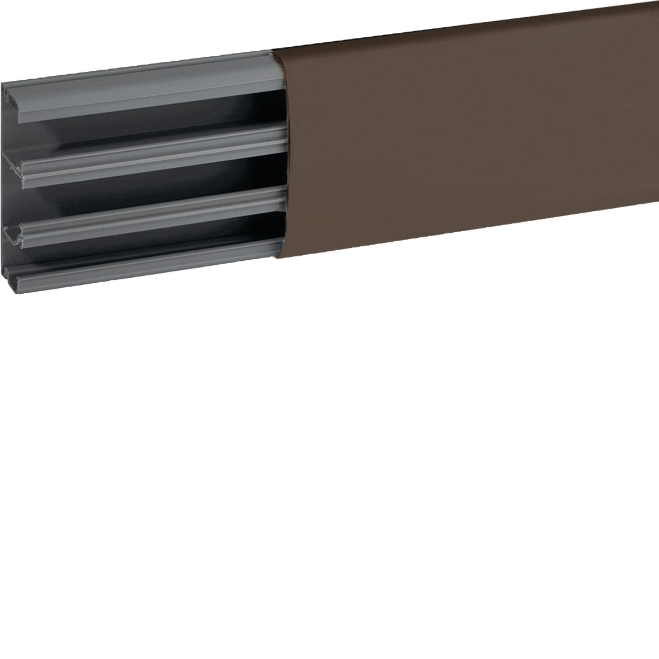 HAGER BOCCHIOTTI - Canale cornice a 3 scomparti 68,5x22,5mm marrone TCN B