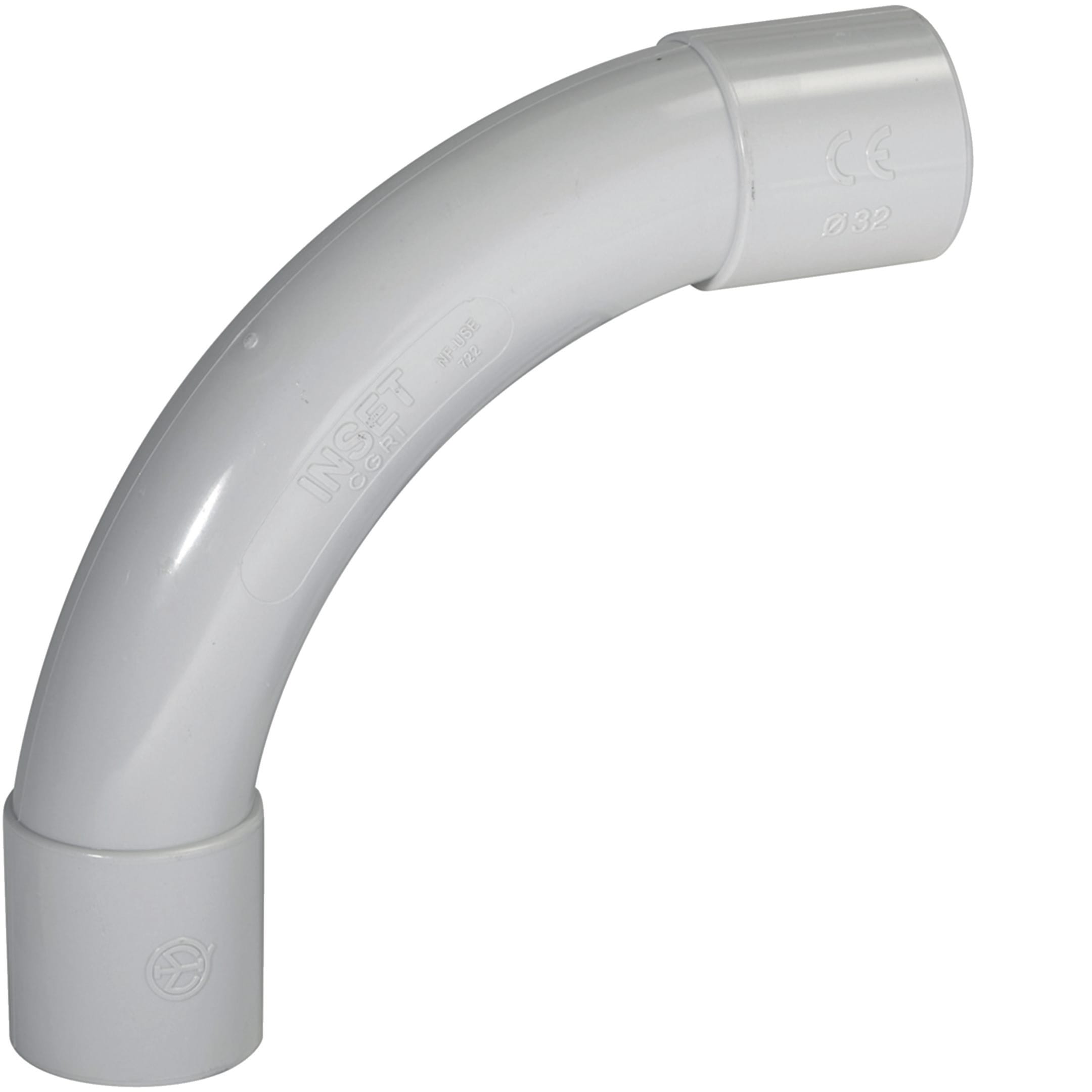 HAGER BOCCHIOTTI - CGRI40 CURVA 90° TUBO RIGIDO GRI IP40