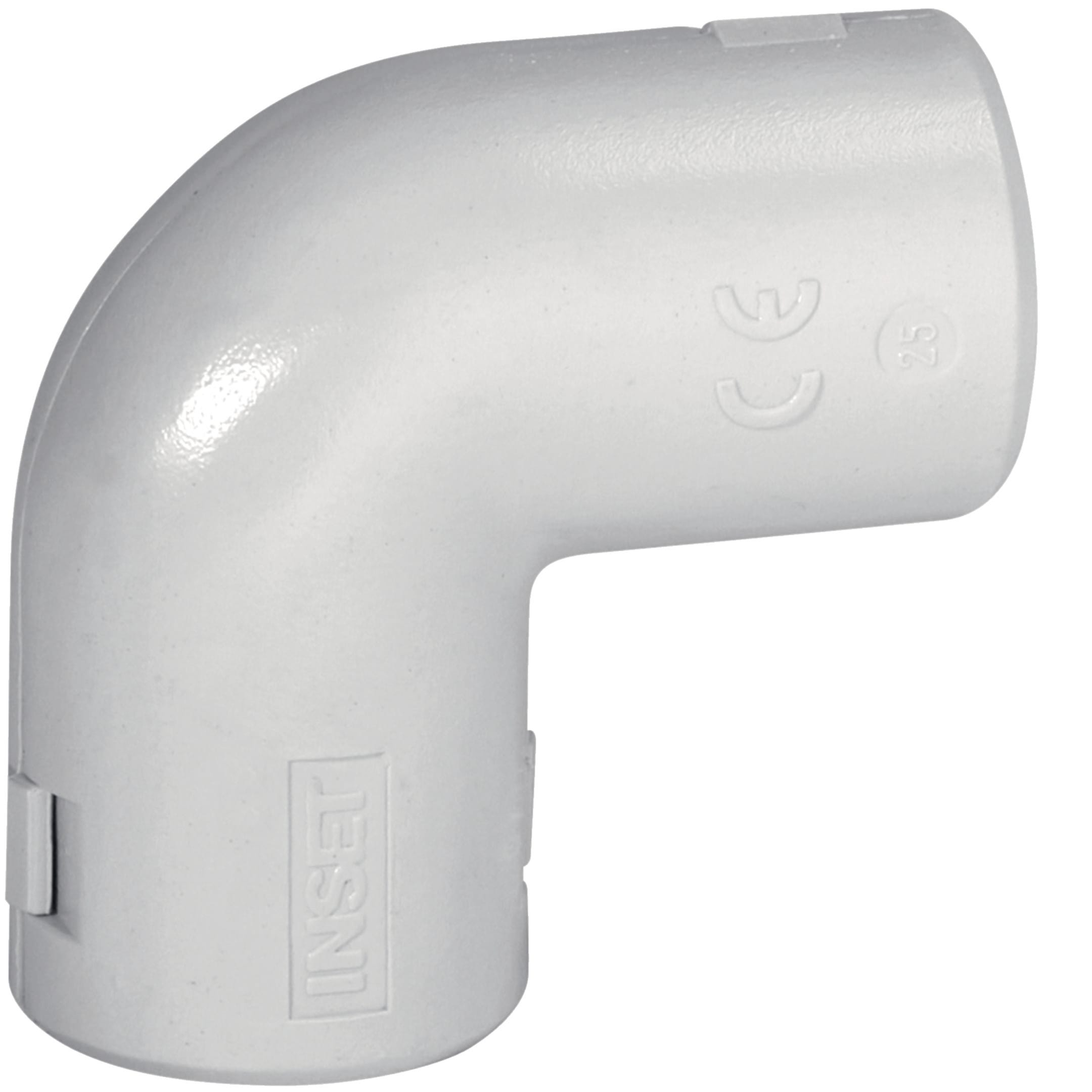 HAGER BOCCHIOTTI - CISP25   CURVA 90° ISPEZ.T.RIG. GRI IP40