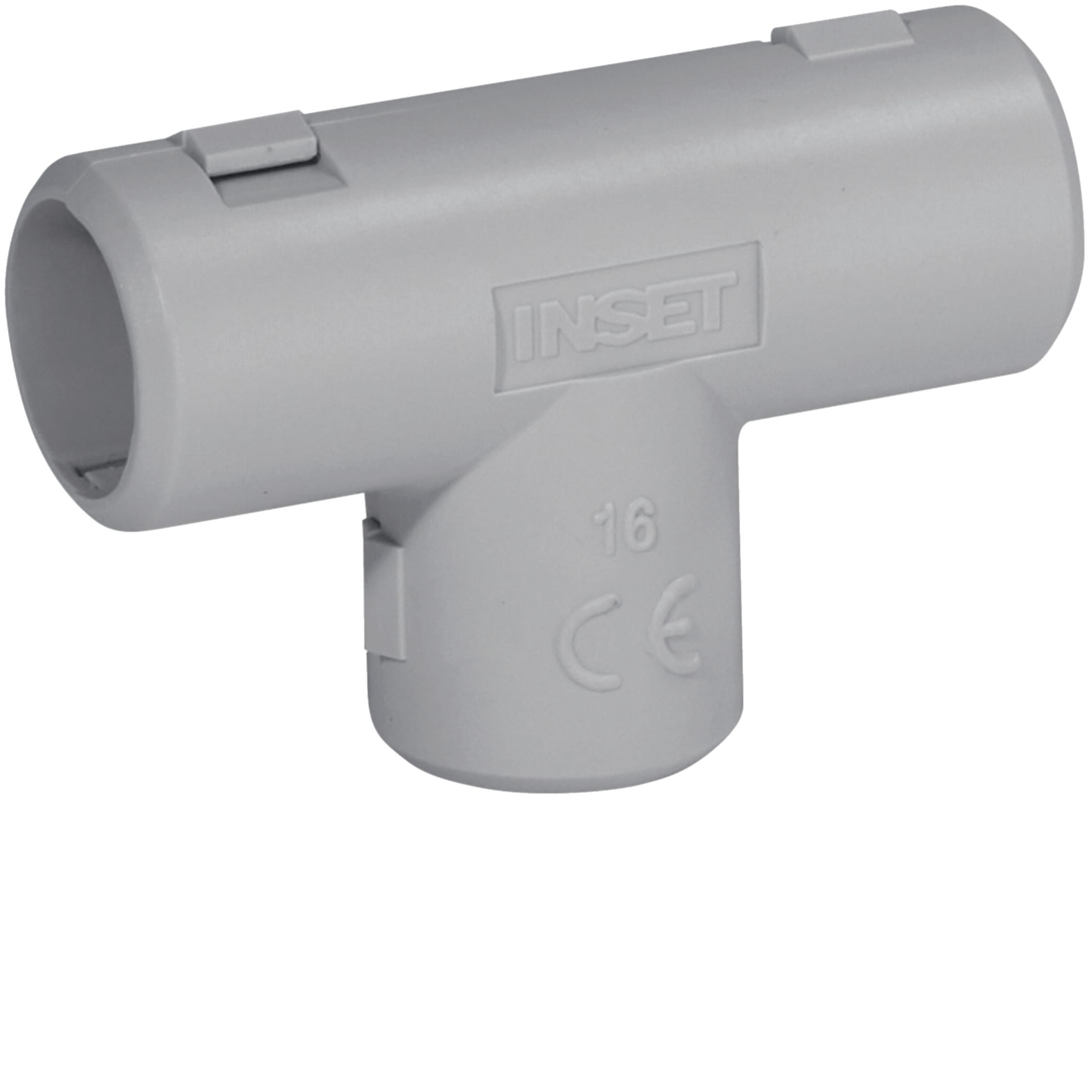 HAGER BOCCHIOTTI - Giunto a T ispezionabile per tubi rigidi autoestinguente IP40 grigio TISP20