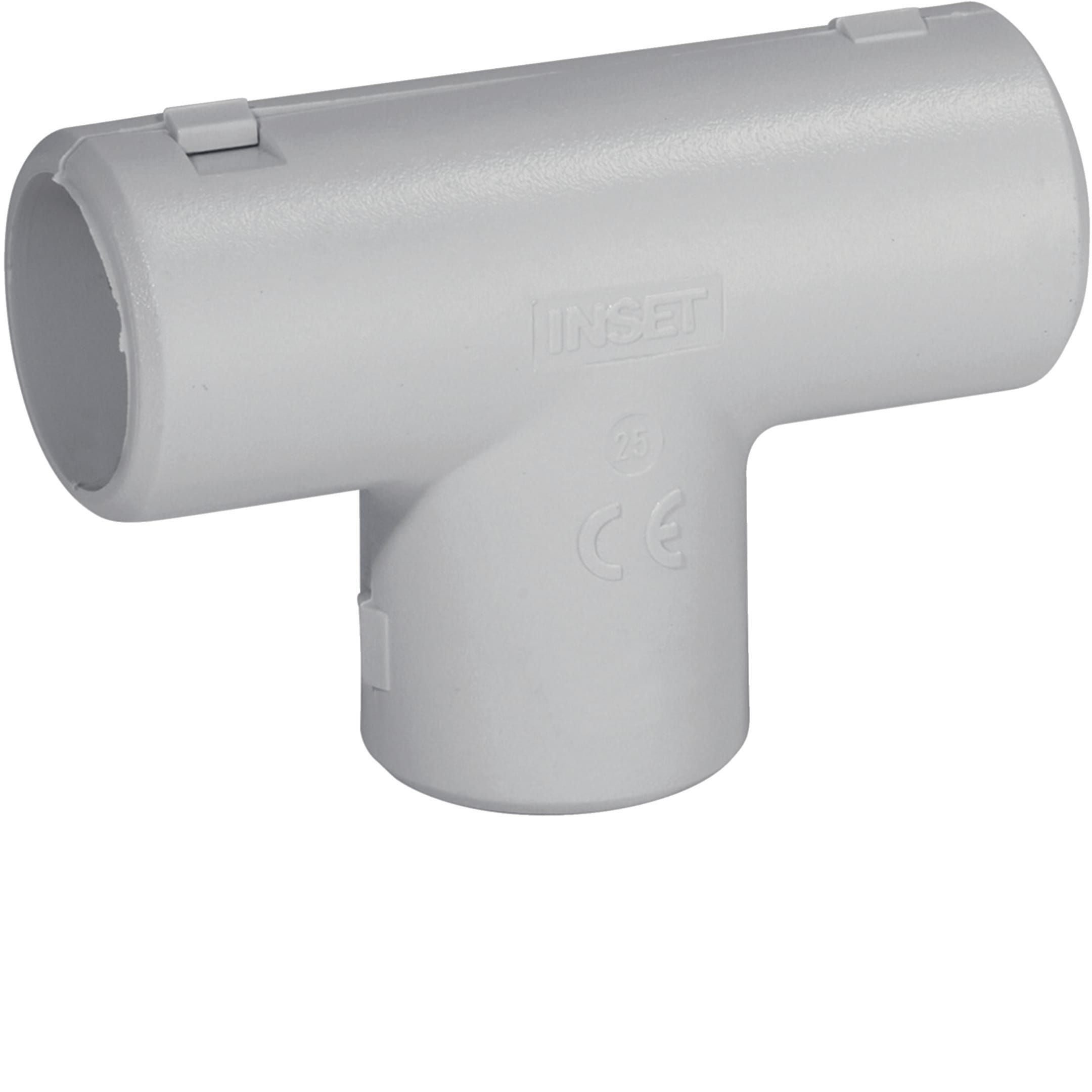 HAGER BOCCHIOTTI - Giunto a T ispezionabile per tubi rigidi autoestinguente IP40 grigio TISP25