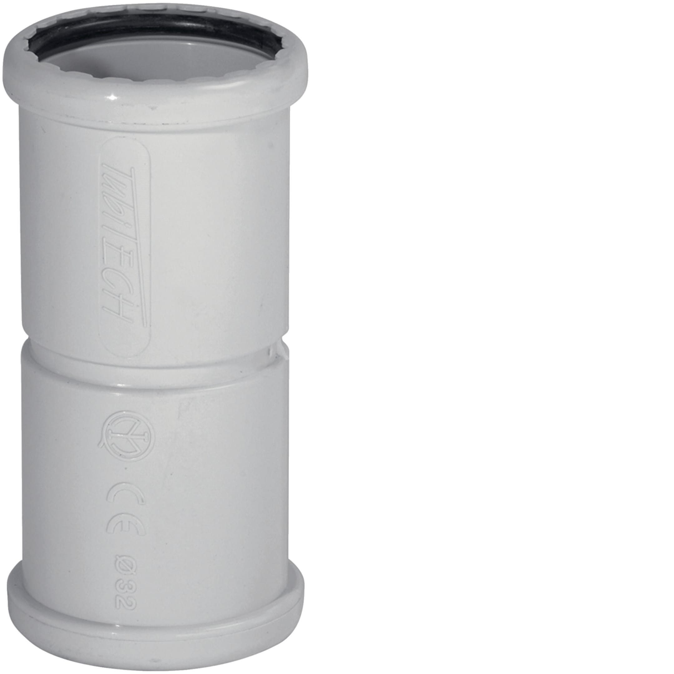 HAGER BOCCHIOTTI - Manicotto di giunzione per tubi rigidi autoestinguente IP65 grigio IPT40