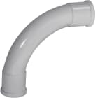 HAGER BOCCHIOTTI - Curva a 90° a stretto raggio per tubi rigidi autoestinguente IP65 grigio IPC20