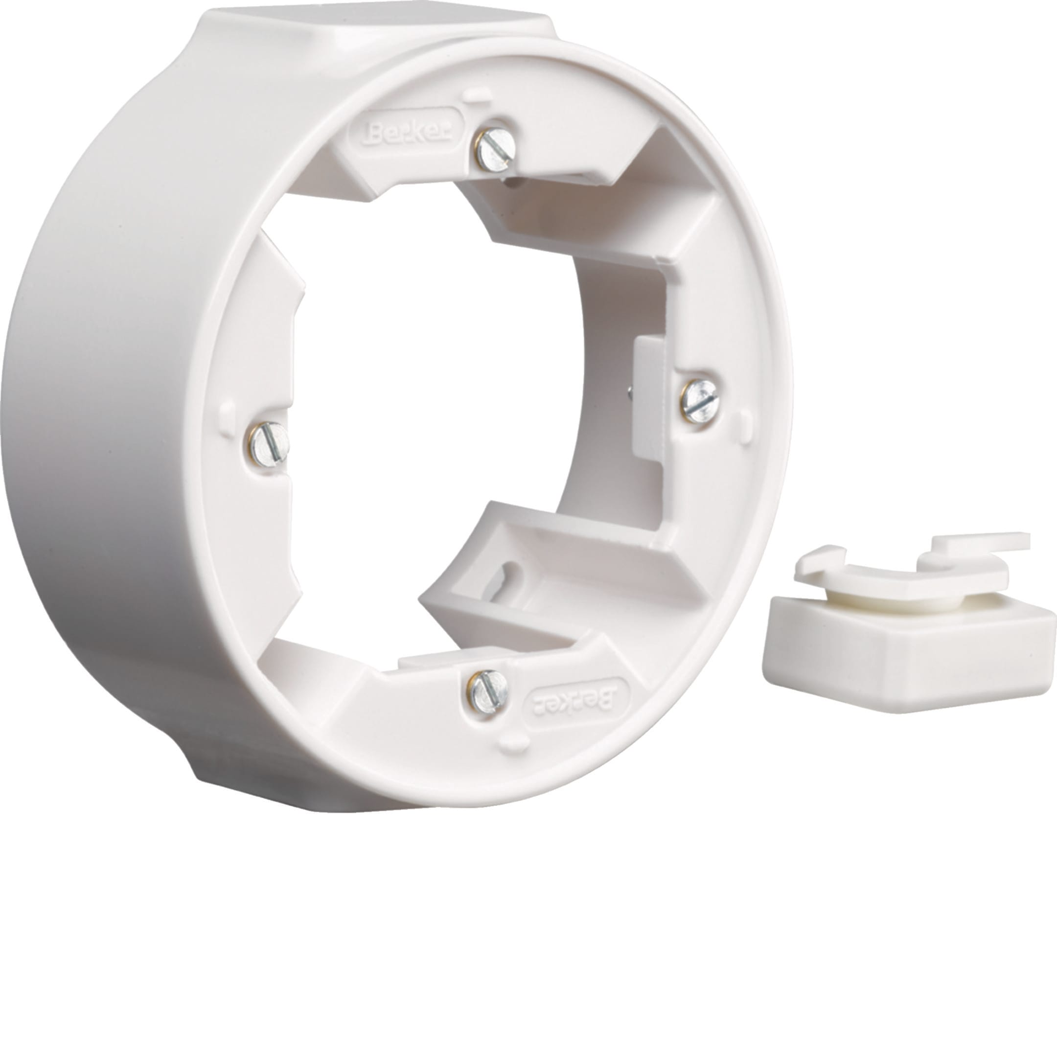 HAGER BOCCHIOTTI - Cornice singola a parete - Accessori a parete bianco polare lucido