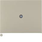 HAGER BOCCHIOTTI - Pezzo centrale per passacavo Berker K.1/K.5 acciaio inox opaco, verniciato