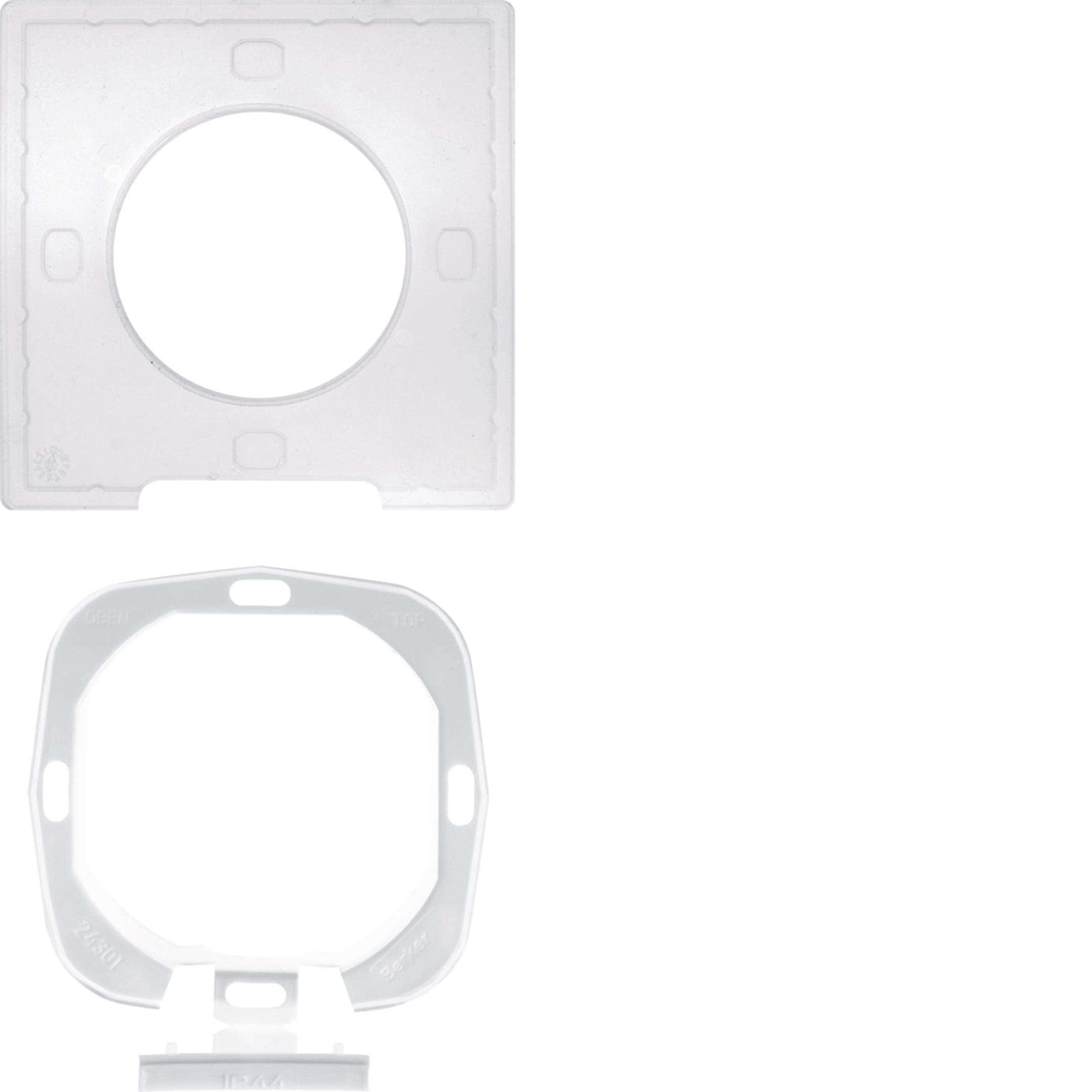 HAGER BOCCHIOTTI - Set di guarnizioni S.1 IP44 con flangia singola