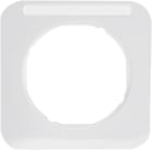HAGER BOCCHIOTTI - Cornice singola con portaetichetta Berker R.1 bianco polare lucido