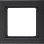 HAGER BOCCHIOTTI - Cornice singola Berker Q.3 antracite velluto, verniciato