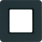 HAGER BOCCHIOTTI - Cornice singola Berker Q.7 antracite velluto, verniciato, per illuminazione